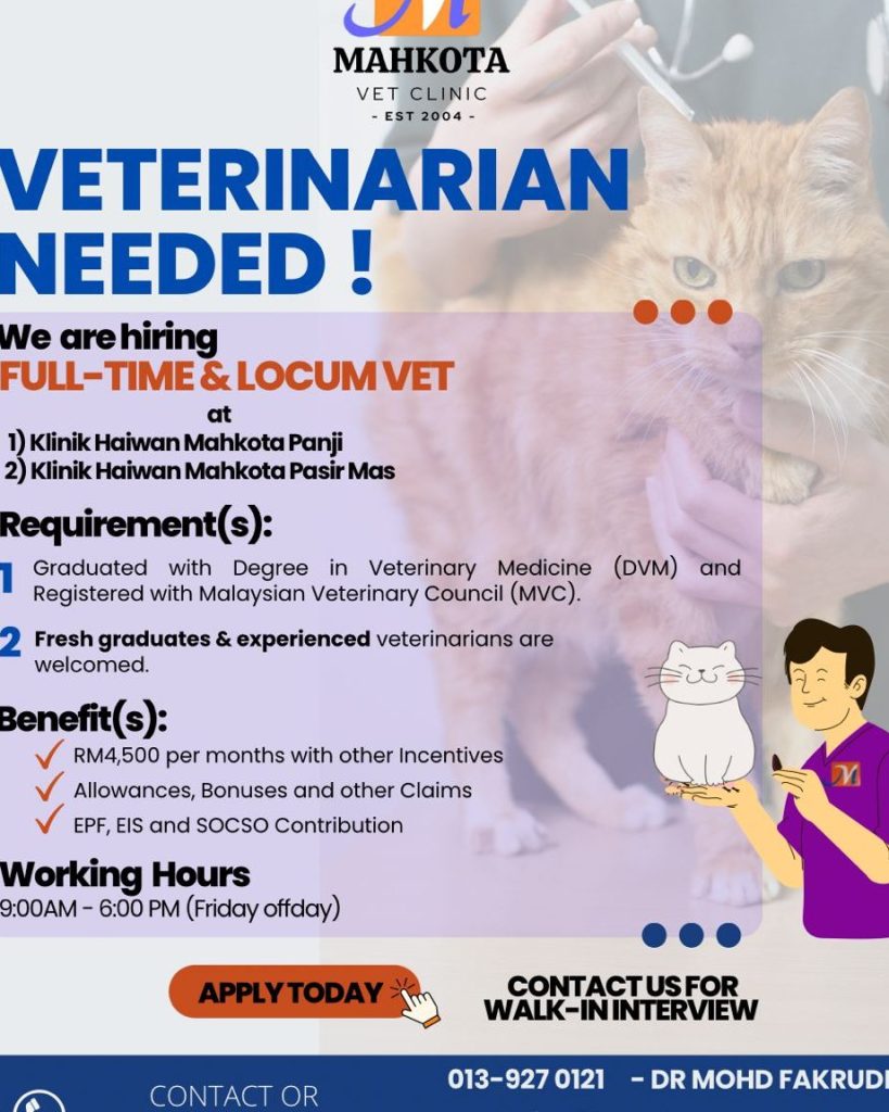 Klinik Haiwan Mahkota Pasir Mas (MAHKOTA LIVESTOCK KT0169327-A) 1 klinik haiwan mahkota pasir mas mahkota livestock kt0169327 a